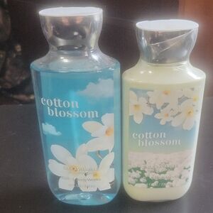 Bath & Body Works Cotton Blossom Shower Gel and Body Lotion